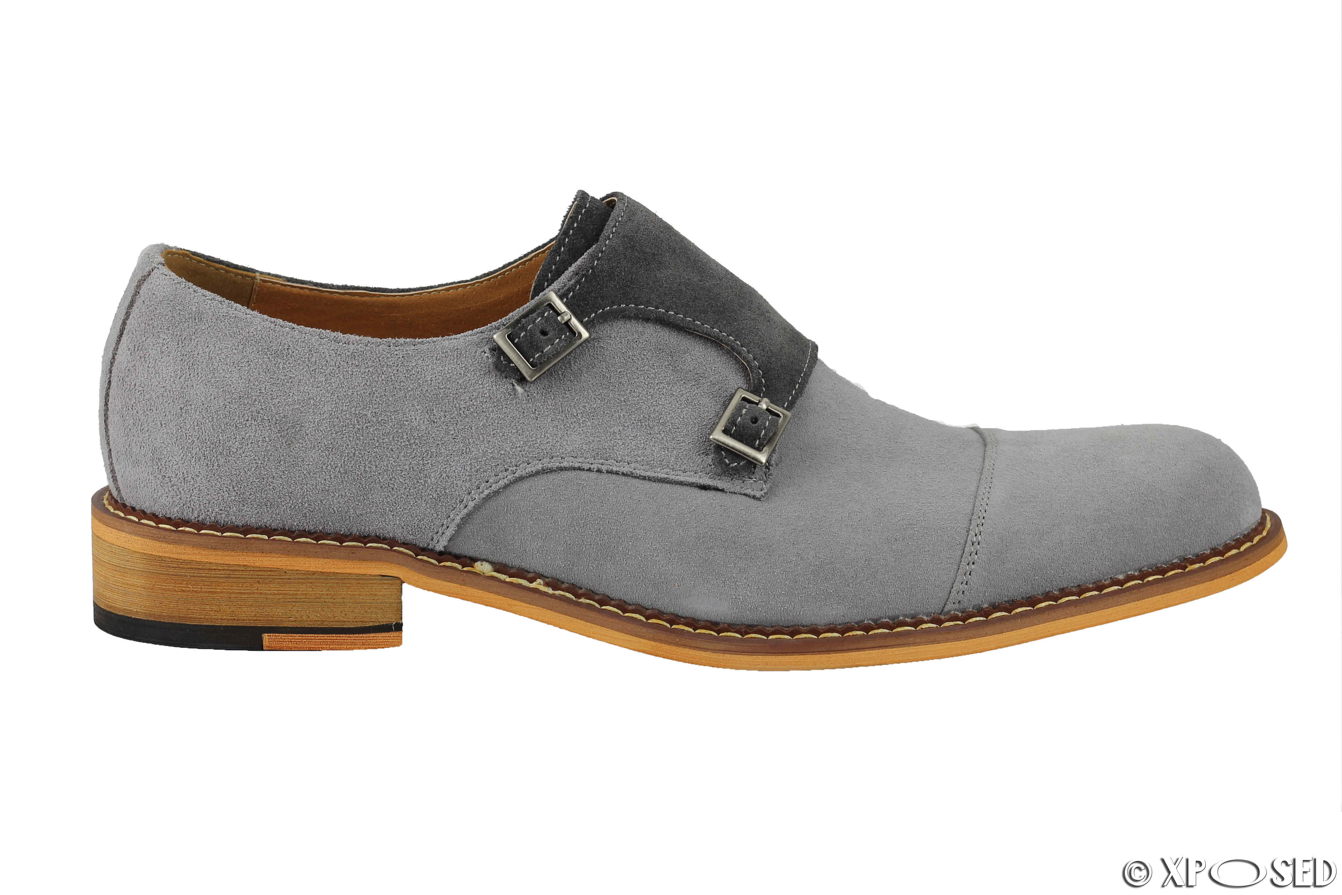 mens double monk strap shoes